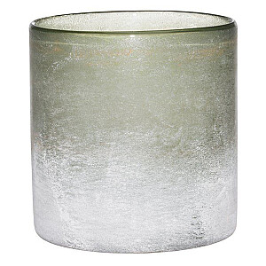 Svečturis Fanni K stikla Frost 12cm zaļš 630251