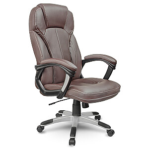 Кожаное офисное кресло Sofotel EG-222 коричневое