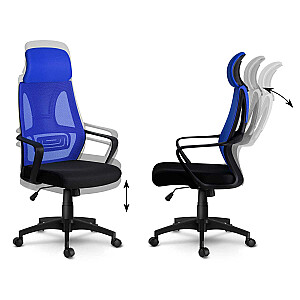 Офисное кресло из микросетки Praga - синий