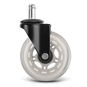 Прозрачные резиновые колеса для кресел Sofotel 5 шт.