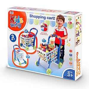 Ricokids 773400 синяя тележка для покупок