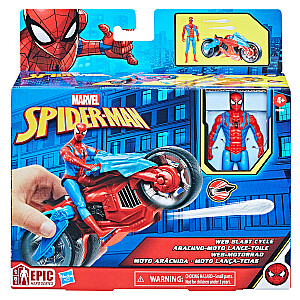 SPIDER-MAN Rotaļu komplekts Transportlīdzeklis un figūra, 10 cm