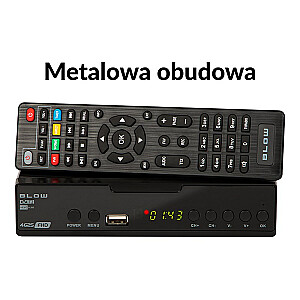 Uztvērējs-dekodētājs DVB-T2 BLOW 4625FHD H.265 H.265 V2