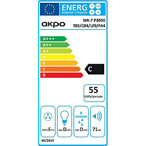 Tvaika nosūcējs Okap Akpo WK-7 P3060 IX