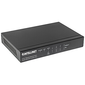 Intellinet 561174 komutators 5p gigabitu PoE + 1x SFP Combo