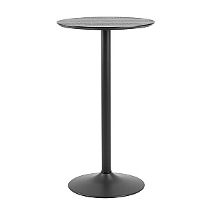 Bāra galds IBIZA D60xH105cm, melns osis