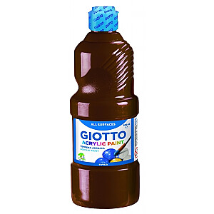 Akrila krāsa Giotto, 500ml, brūna