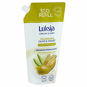 Šķidrās ziepes Luksja Creamy Olive & Joghurt 900ml, rezerve