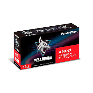 PowerColor Radeon RX 7700 XT Hellhound 12GB OC GDDR6 grafiskā karte