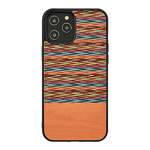 MAN&WOOD case for iPhone 12/12 Pro browny check black