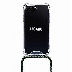 Ожерелье Lookabe для iPhone 7/8+ золотисто-зеленое loo012