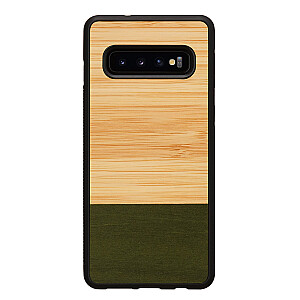 MAN&WOOD Чехол для смартфона Galaxy S10 бамбуковый лес черный