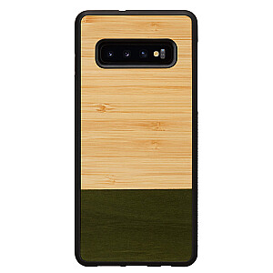 MAN&WOOD Чехол для смартфона Galaxy S10 Plus бамбуковый лес черный