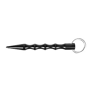 Kubotan GUARD DEFENSE STICK pašaizsardzības atslēgu piekariņš 14 cm melns (YC-005-BL)