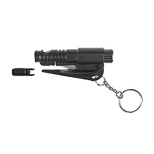Аварийный инструмент свисток GUARD LIFEGUARD, поясной нож, стеклобой (YC-004-BL)