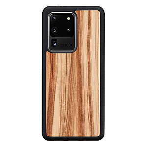 MAN&WOOD case for Galaxy S20 Ultra cappuccino black