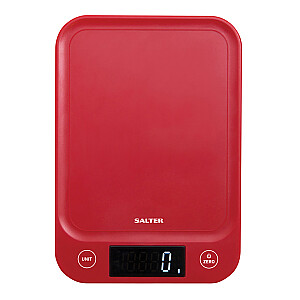 Цифровые кухонные весы Salter 1067 RDDRA, грузоподъемность 5 кг, красные