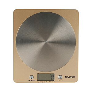 Salter 1036 OLFEU16 Olympic Disc Electronic Digital Kitchen Scales Gold