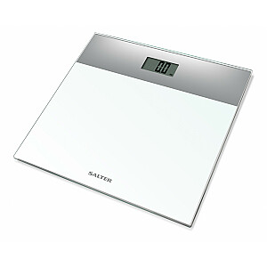 Salter 9206 SVWH3R Стеклянные электронные весы, серебристый/белый
