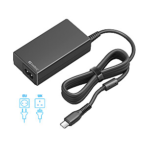 Зарядное устройство переменного тока Sandberg 135-76 USB-C PD65W EU+UK