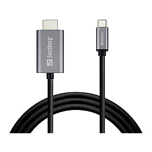 SANDBERG Video Cable HDMI-USB/C 2m