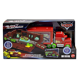 Poppy Disney Pixar Cars Glow Racers Transformable Playset