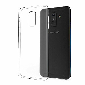 Чехол силиконовый прозрачный для Samsung A6 Plus 2018