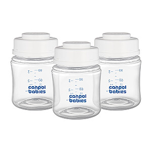 Набор бутылочек CANPOL BABIES для хранения грудного молока 3х120мл, 0М+, 35/235