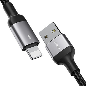 Joyroom USB - Lightning 2.4A A10 Series кабель 2 м черный (S-UL012A10)