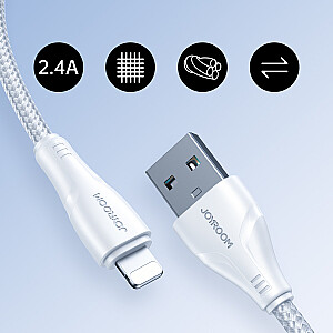 Кабель Joyroom USB - Lightning 2.4A Surpass Series 3 м белый (S-UL012A11)