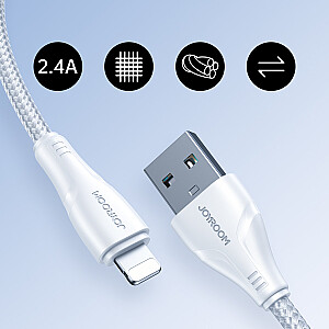 Joyroom kabelis USB - Lightning 2.4A Surpass Series 3 m balts (S-UL012A11)