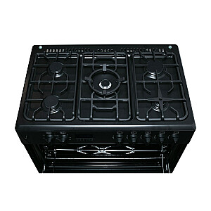 Газоэлектрическая плита Ravanson KWGE-K90 Cheff Modern (черная)