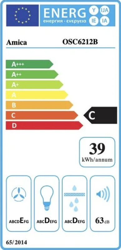 Pārsegs AMICA OSC6212B