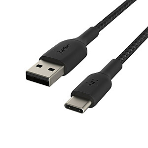 Belkin CAB002BT2MBK USB kabelis 2m USB A USB C Melns