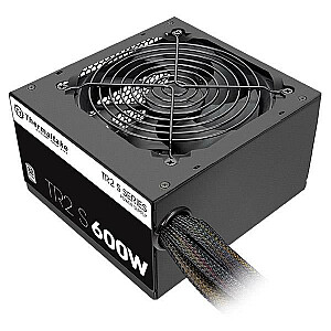 Блок питания THERMALTAKE 600 Вт, КПД 80 PLUS PFC Active PS-TRS-0600NPCWEU-2