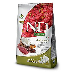 FARMINA N&D Quinoa Skin & Coat Duck - sausā suņu barība - 7 kg