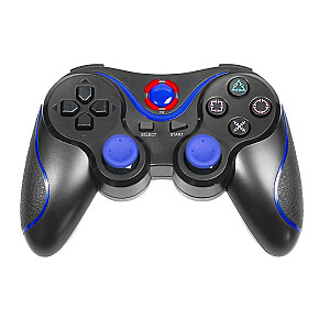 Tracer Blue Fox Black, Blue Bluetooth Gamepad Playstation 3