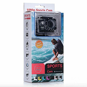 RoGer ACT100 1080p Sporta kamera / Ūdensnecaurlaidīgs korpuss / Ķiveres stiprinājums