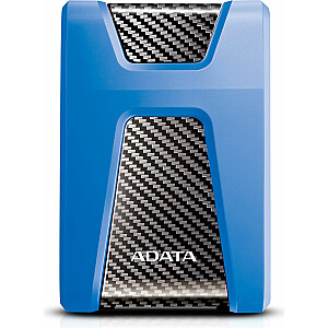 ADATA HDD DashDrive izturīgs HD650 2 TB zils / melns ārējais disks (AHD650-2TU31-CBL)