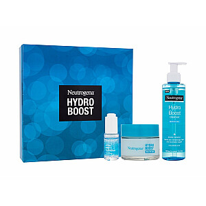 Komplekts Hydro Boost Water Gel 50 ml + Hydro Boost Hyaluronic Acid Concentrated Serum 15 ml + Hydro Boost Water Gel Cleanser 200 ml