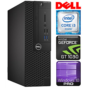 Personālais dators DELL 3050 SFF i3-7100 16GB 1TB SSD M.2 NVME+1TB GT1030 2GB WIN10Pro