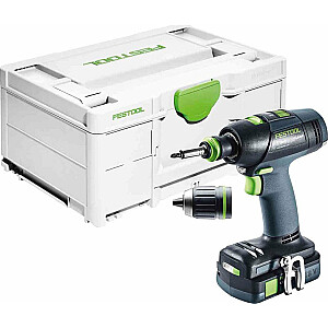 Festool T 18+3 Basic urbis/skrūvgriezis 18 V 1 akumulators 4 Ah