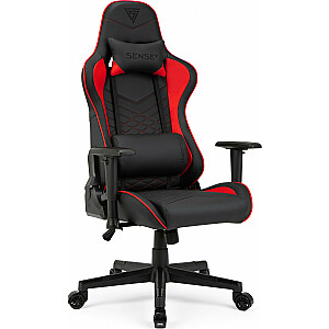 SENSE7 Spellcaster krēsls melns un sarkans