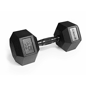 Гантель Zipro HEX, прорезиненная, 1 х 15 кг.
