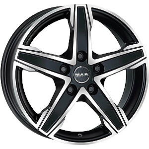 Metāla diski MAK King 5 Ice Black 7,5x17 5x108 ET48 CB65,1 Flat 1350 kg F75705KIB48GG3X MAK