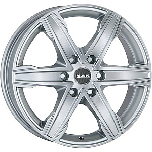 Metāla diski MAK King 6 s Silver 6,5x16 6x130 ET62 CB84,1 R14 1250 kg F65606GSI62M5X MAK