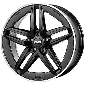 Metāla diski CMS C29-AERO Diamond Rim Black Gloss 8x19 5x112 ET38 CB66,5 R14 950 kg C29 809 38 82S DRB CMS