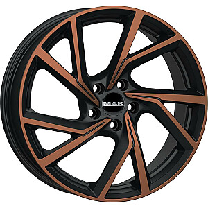 Металлические диски MAK Kassel Black & Bronze 8x18 5x112 ET39 CB66,6 R13 800 кг F8080KABB39WS2X MAK