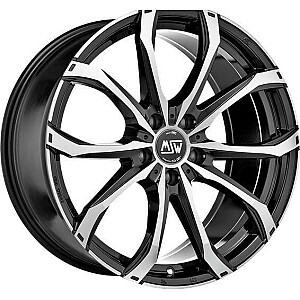 Металлические диски MSW 48 Van Gloss Black Full Polished 7,5x18 5x160 ET48 CB65,1 60° 1300 кг W19391007T56 MSW