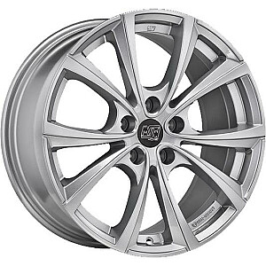 Металлические диски MSW 27T Full Silver 9,5x19 5x114,3 ET45 CB64,1 60° 850 кг W19367001T09 MSW